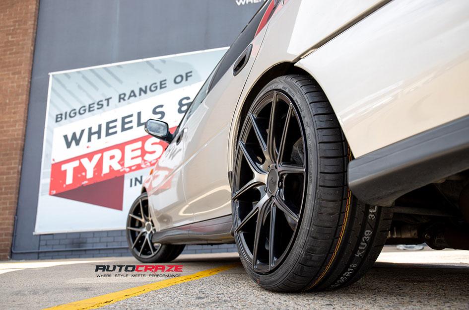 SUBARU WRX TARGA BLACK MACHINED FACE